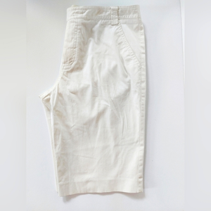 Tory Burch Cream Women's Bermuda Shorts